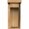 Ekena Millwork Huntington Smooth Corbel w/Backplate, Western Red Cedar, 5 1/2"W x 8"D x 12"H COR06X08X12HUN01SWR - alternate 2